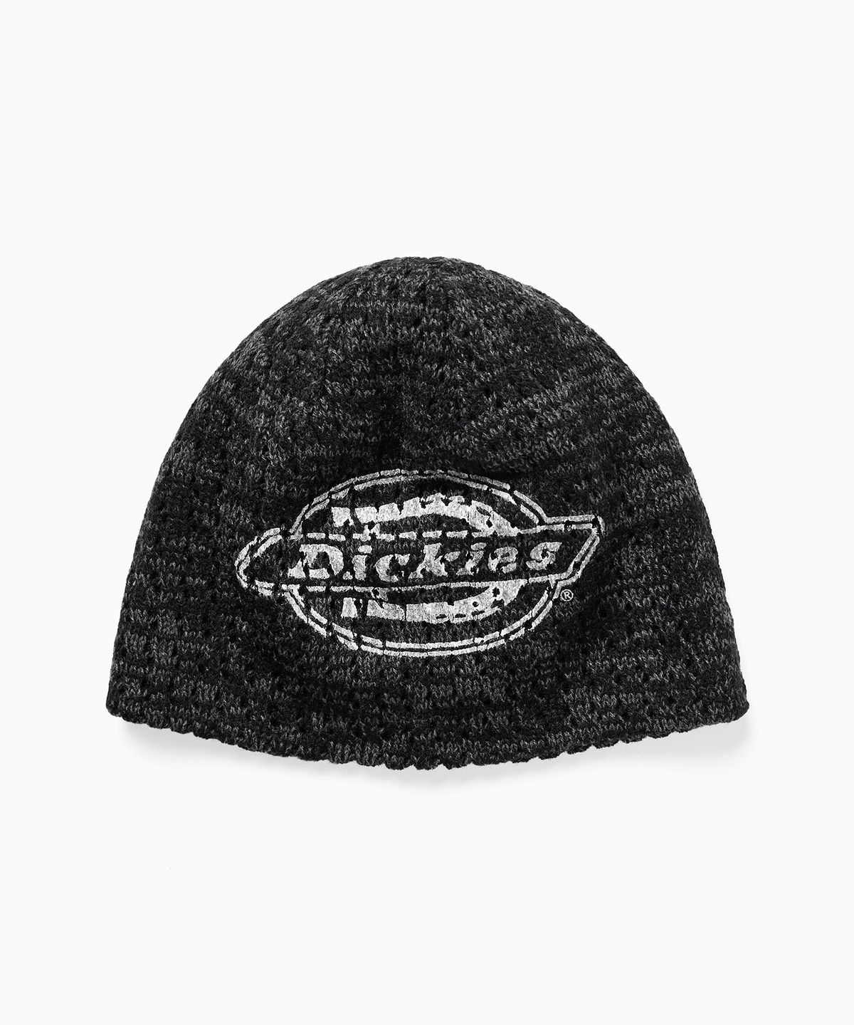 디키즈(DICKIES) 스컬캡 와플 니트 비니 Black