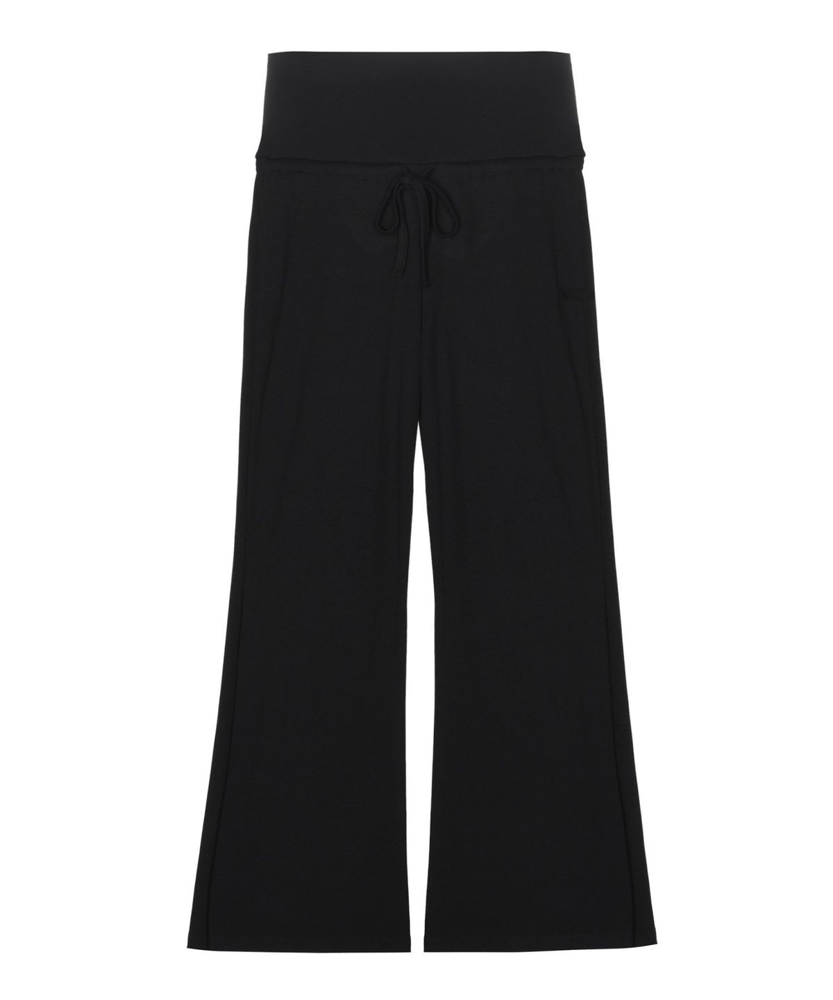 닉앤니콜(NICK&NICOLE) FOLD WIDE PANTS_BLACK