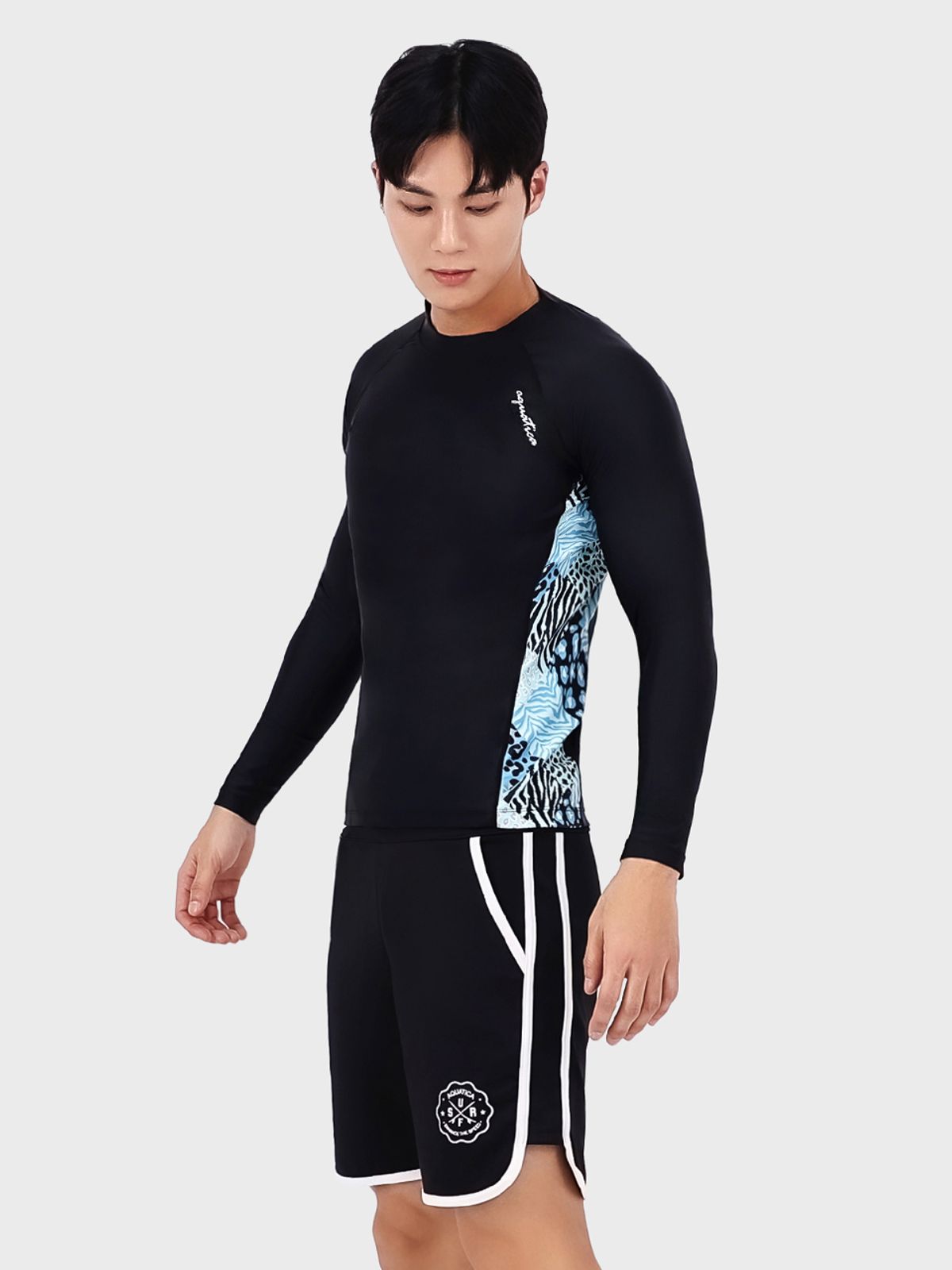 아쿠아티카(AQUATICA) 남성 래쉬가드 AQAMAB 트렁크반바지세트