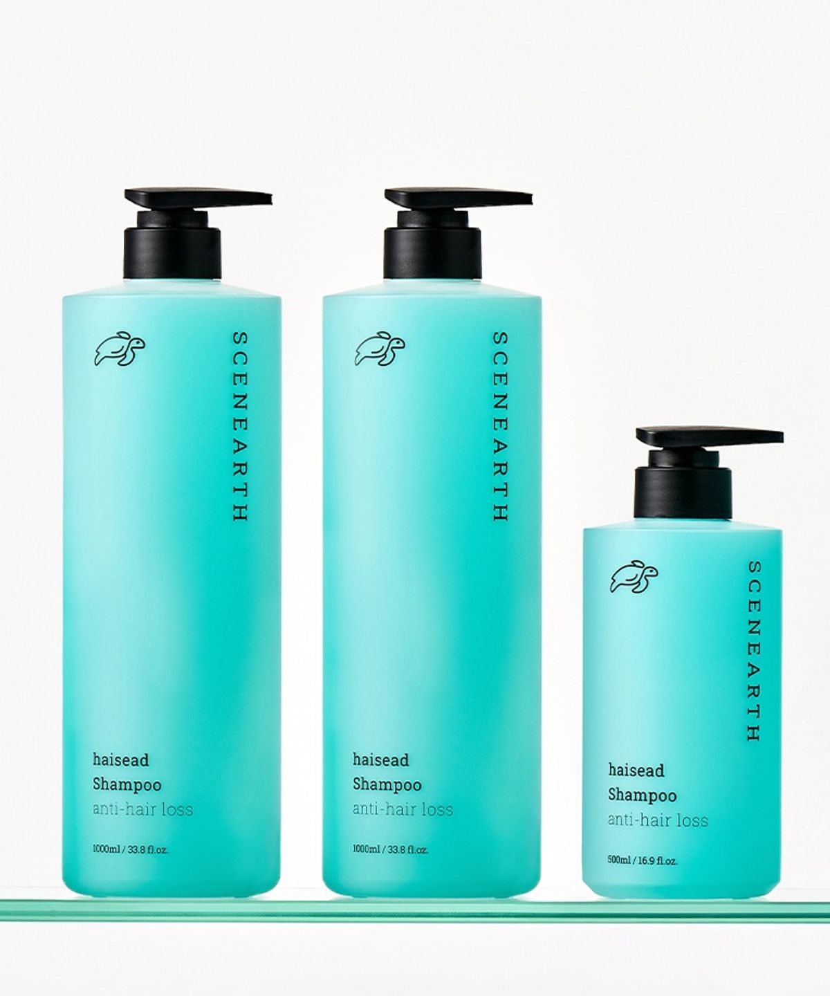 씨널스(SCENEARTH) 헤씨드 감태탈모샴푸 1000ml 2개입 + 500ml