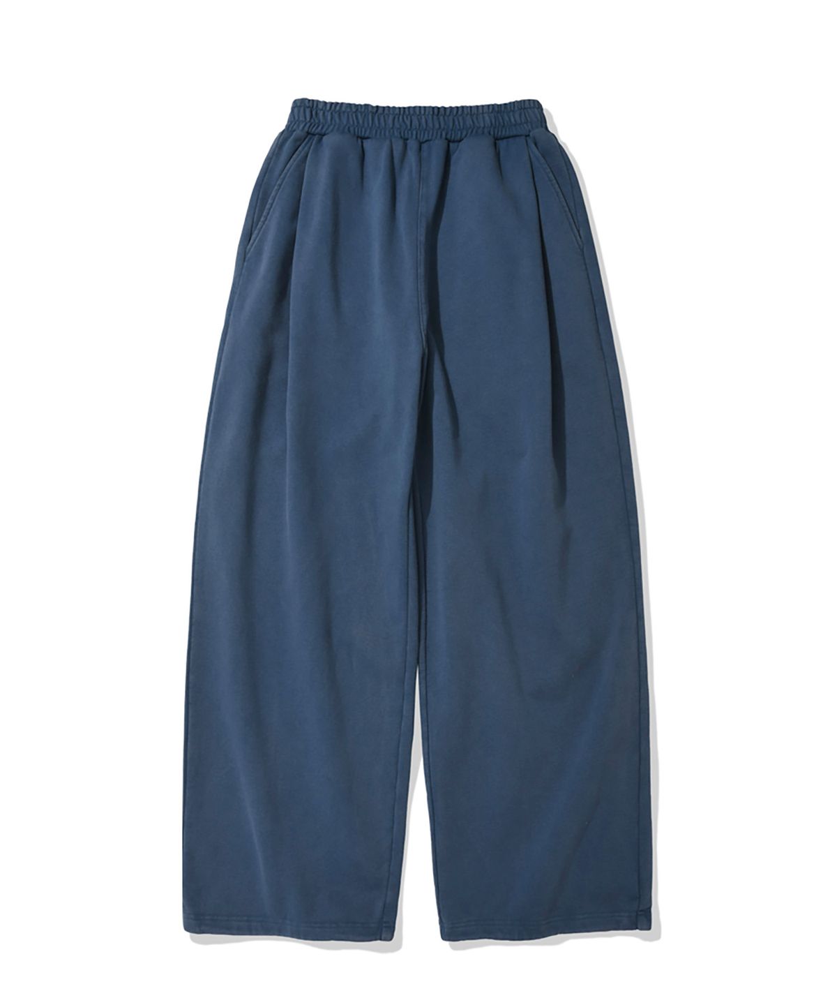 카네이테이(KANEITEI) PIGMENT DAMAGE SWEAT PANTS (BLUE)