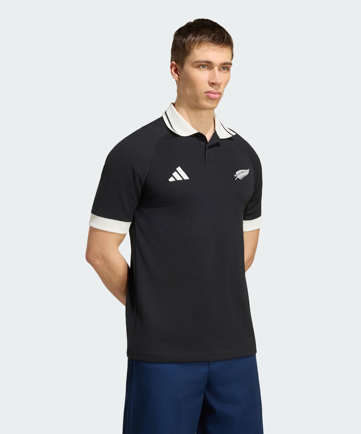 아디다스(ADIDAS) 올블랙스 레저웨어 폴로 셔츠 KQ8185