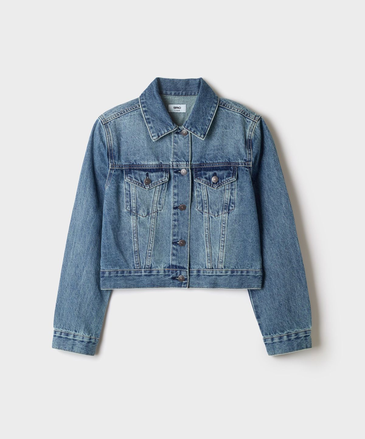 스파오(SPAO) 여성 데님 트러커 재킷_SPJEG49G01