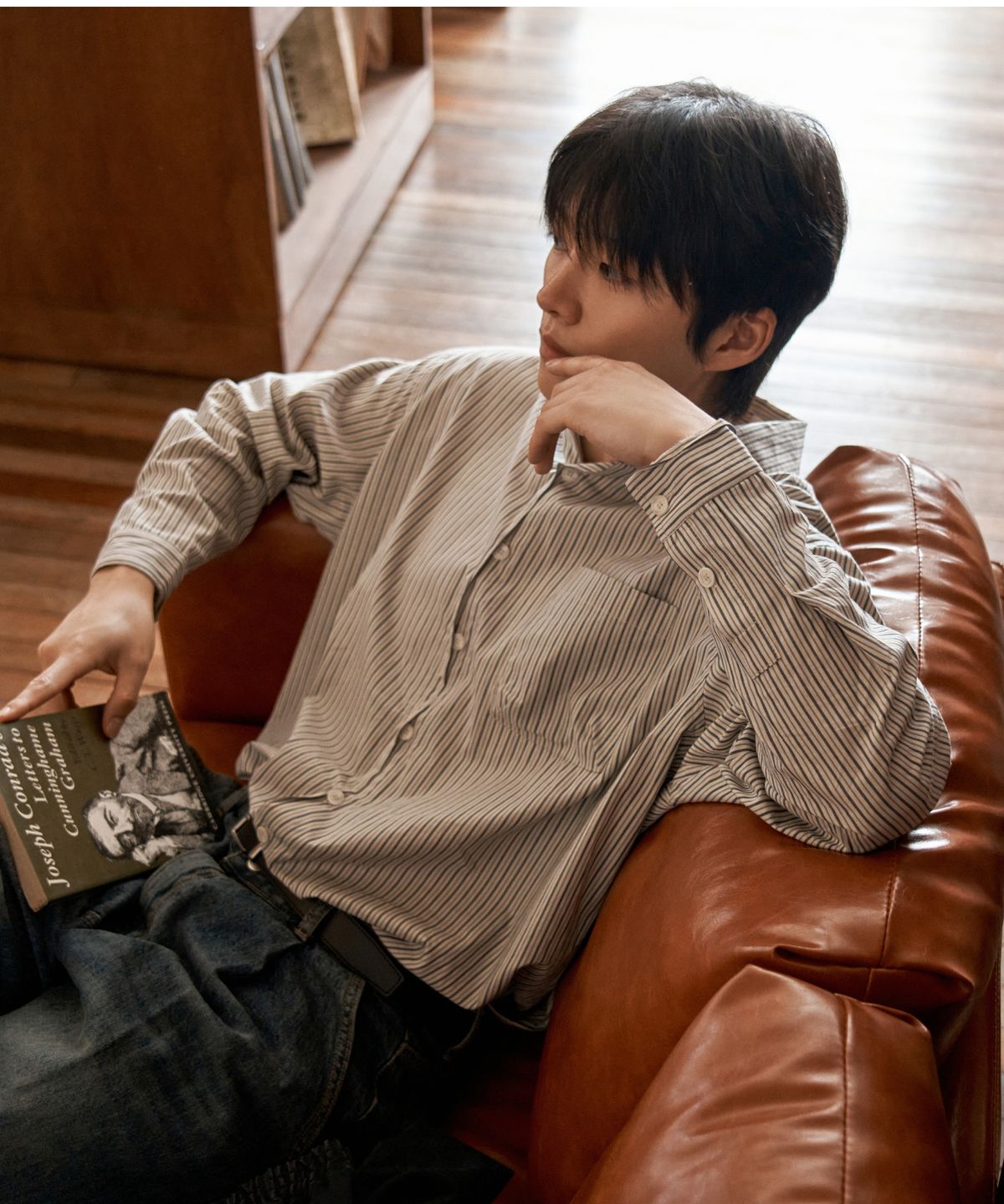 와르(WAAR) M2601 빈티지 스프라이트 셔츠_멀티 스트라이프