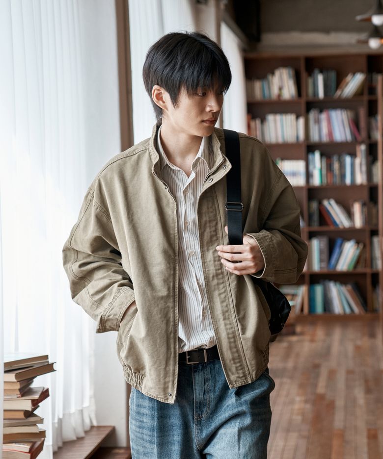M2602 빈티지 스프라이트 셔츠_핀 스트라이프