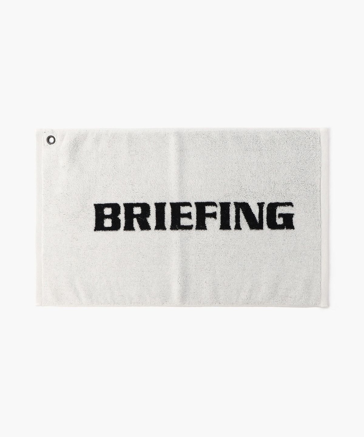 브리핑 골프(BRIEFING GOLF) 로고 페이스 타월 BY HIPPOPOTAMUS_화이트