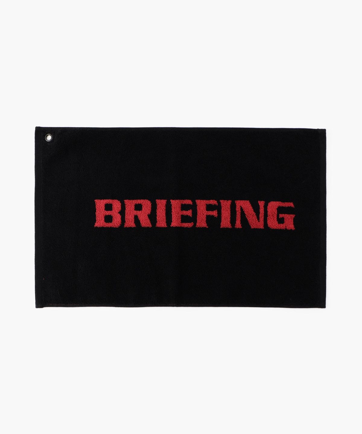브리핑 골프(BRIEFING GOLF) 로고 페이스 타월 BY HIPPOPOTAMUS_블랙