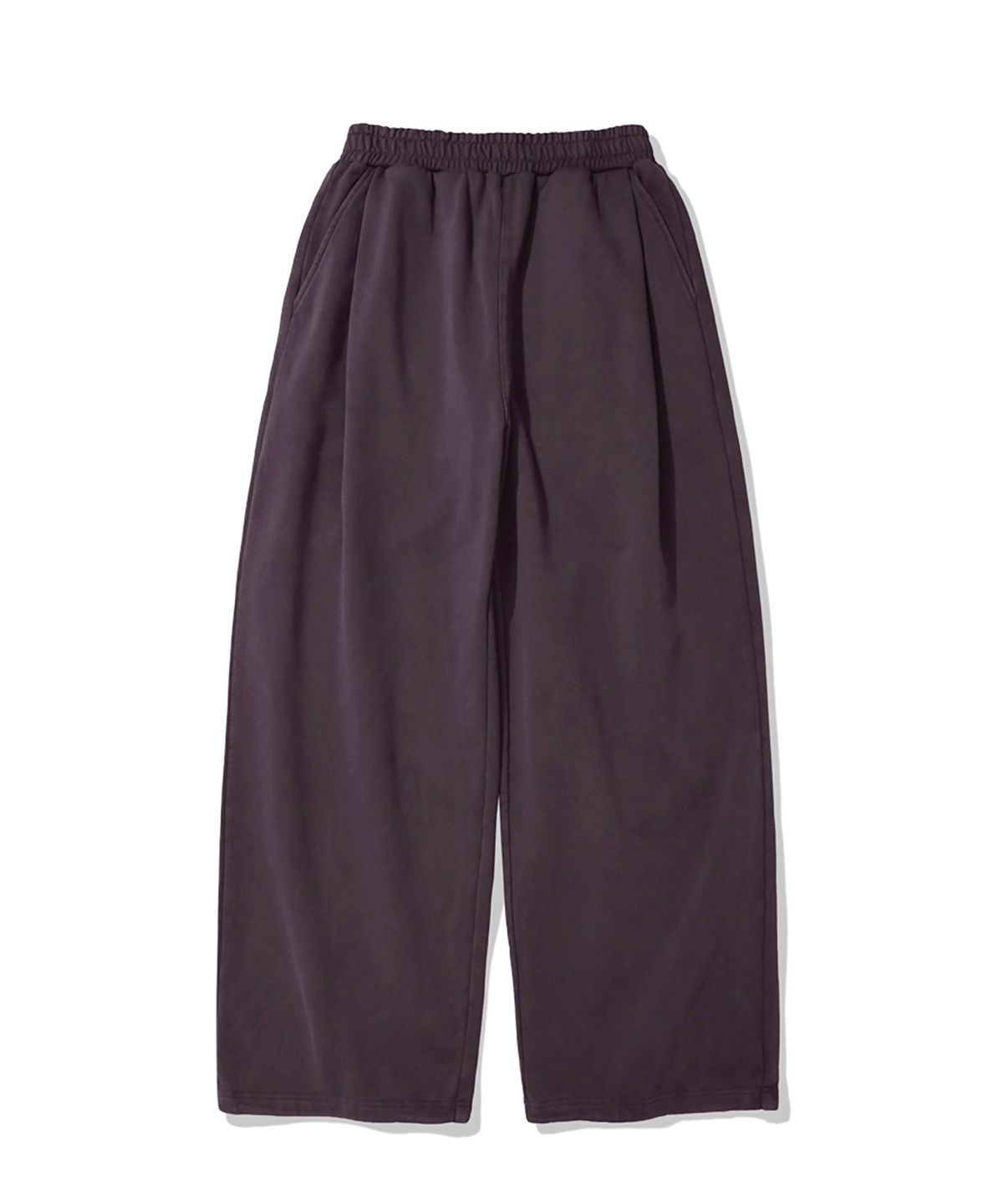 카네이테이(KANEITEI) PIGMENT DAMAGE SWEAT PANTS (DEEP PURPLE)