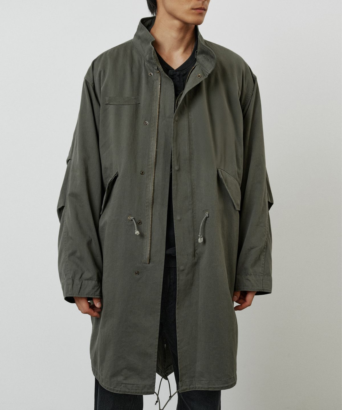 카네이테이(KANEITEI) VINTAGE FISHTAIL JACKET (OLIVE DRAB)