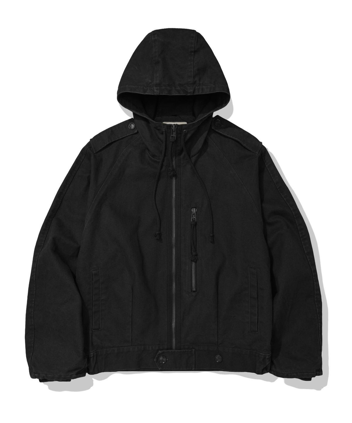 카네이테이(KANEITEI) CROPPED M-65 FIELD JACKET (BLACK)
