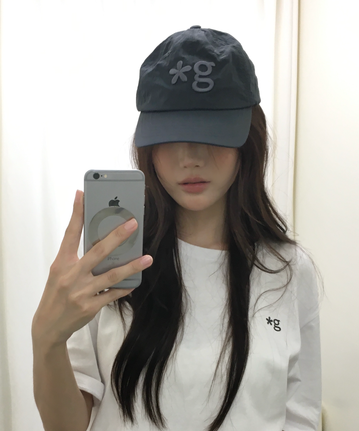 글런든(GRUNDEN) NYLON LOGO CAP (CHARCOAL)_G26EUHBC04CH