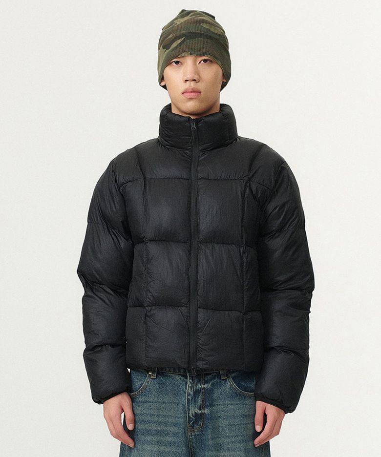 AIRY LIGHT PUFFER JACKET (BLACK)