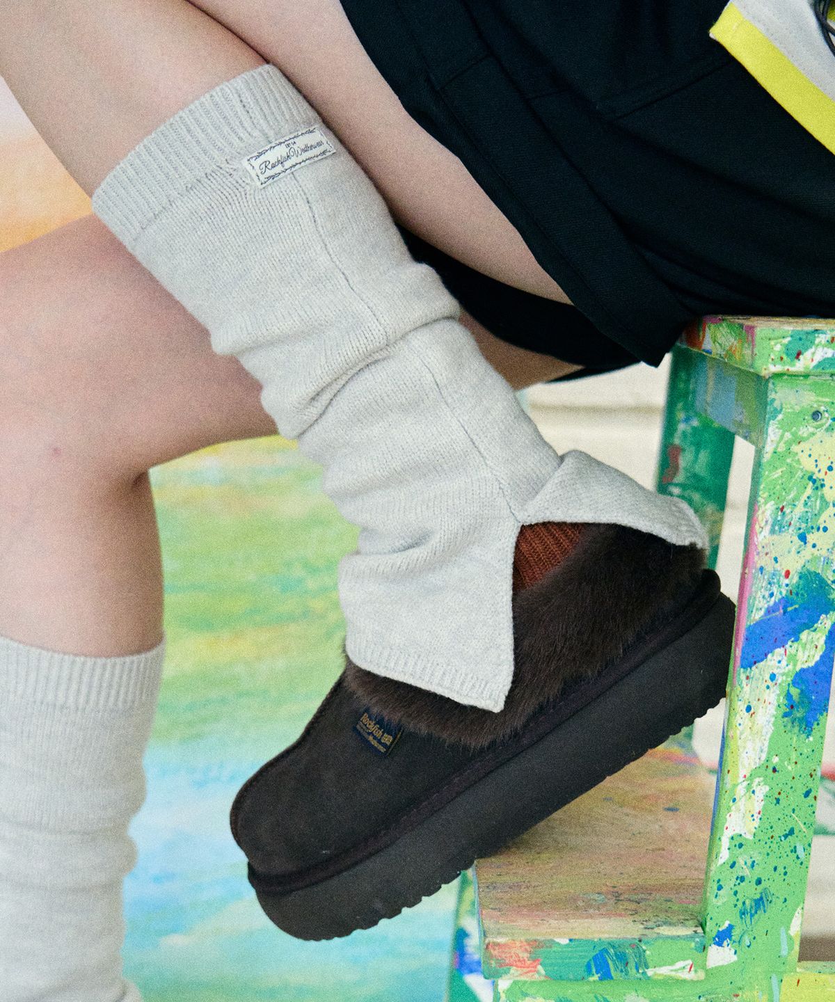 락피쉬웨더웨어(ROCKFISH WEATHERWEAR) FLUFFY LEG WARMER - 6 colors
