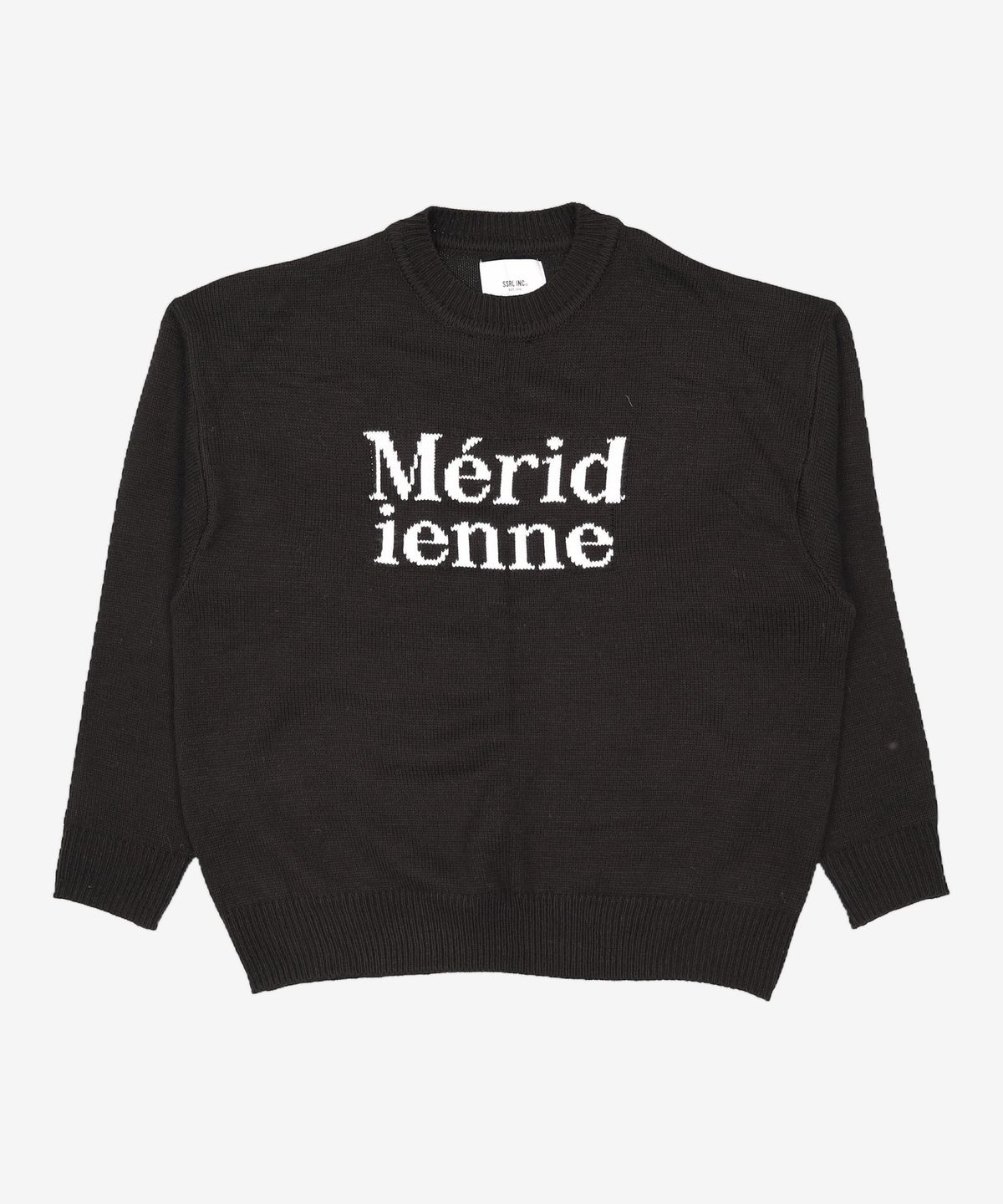 에스에스알엘(SSRL) meridienne crew neck knit / black L