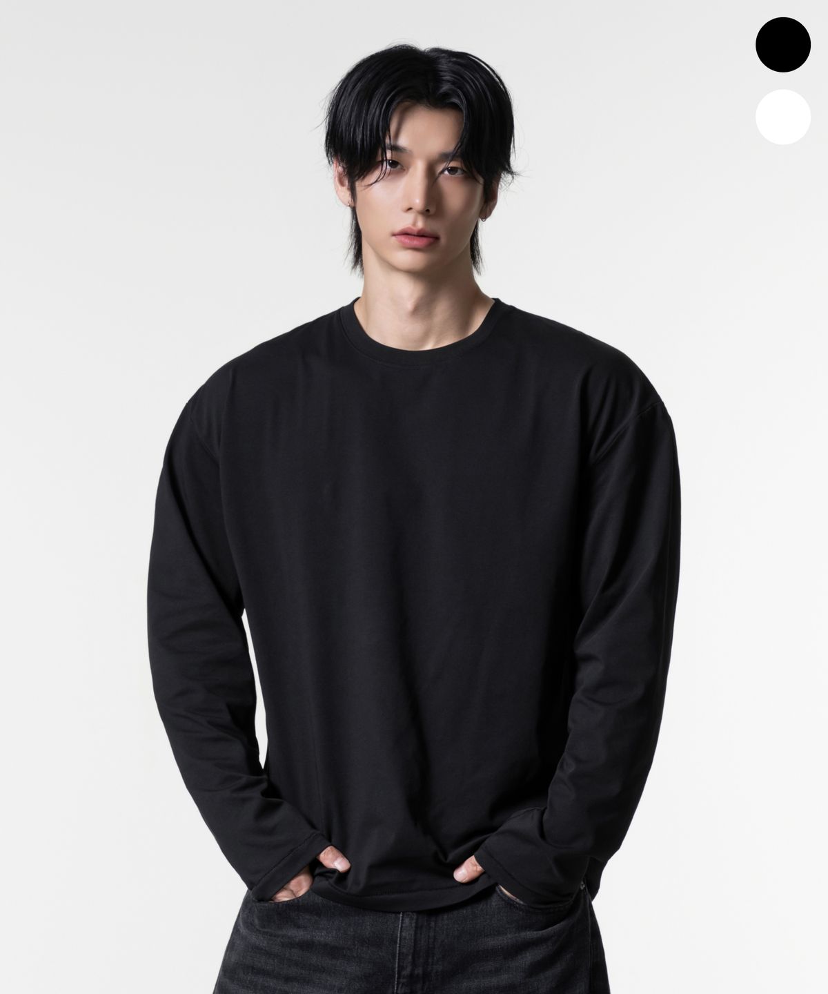 어센더(ASCENDER) 컴포트 레귤러핏 롱슬리브 2color