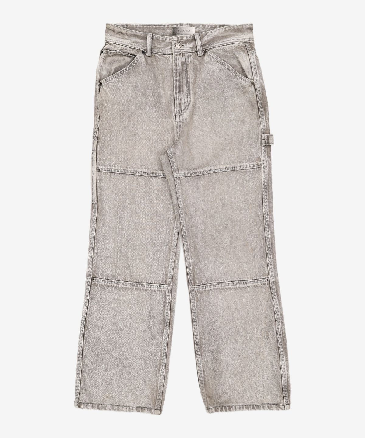 메종미네드(MAISON MINED) WHITE SPREAD CARPENTER DENIM-WHITE 46