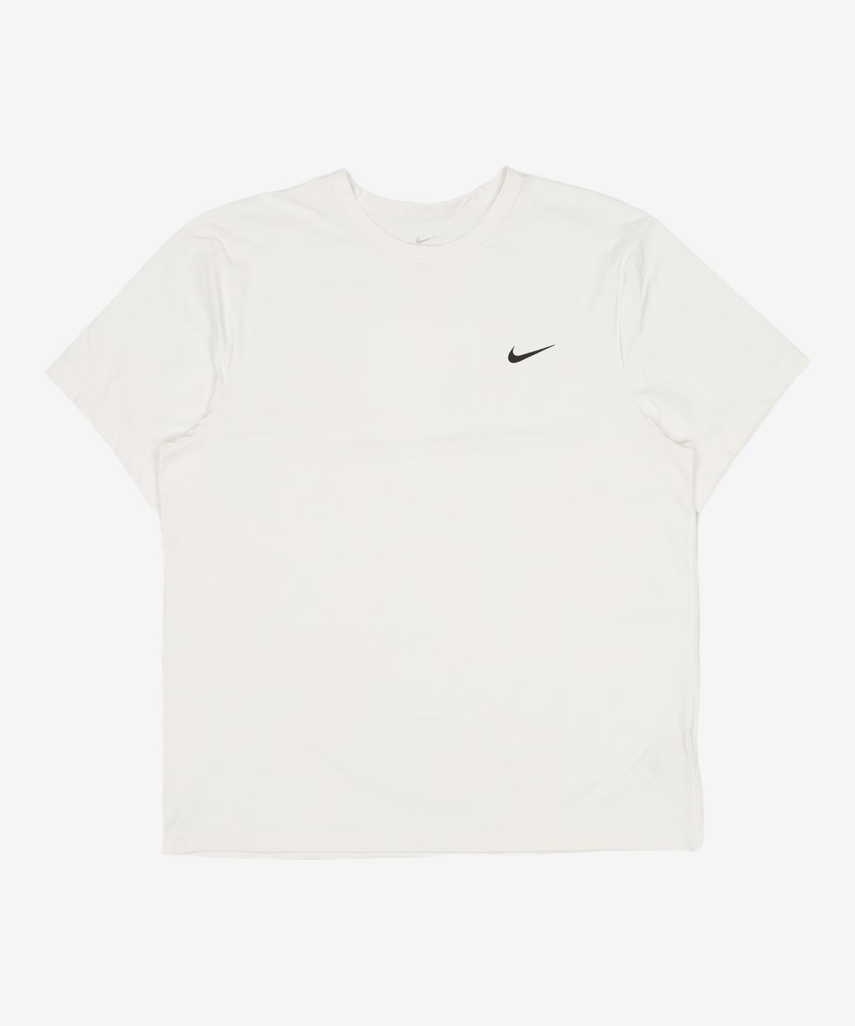 나이키(NIKE) 드라이 핏 UV 하이버스 반소매 피트니스 탑 M - 화이트:블랙 / DV9840-100 XXL