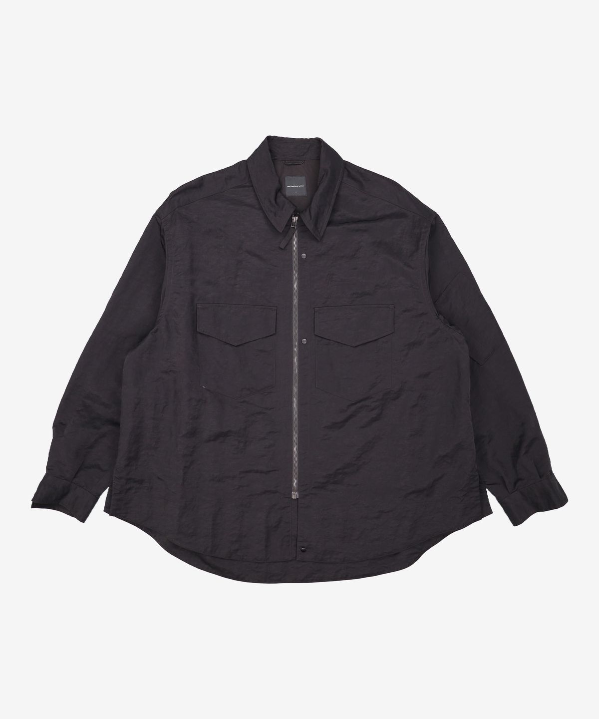 모이프(MOIF) [AW24]FLYER SHIRT JACKET / BLACK 2XL
