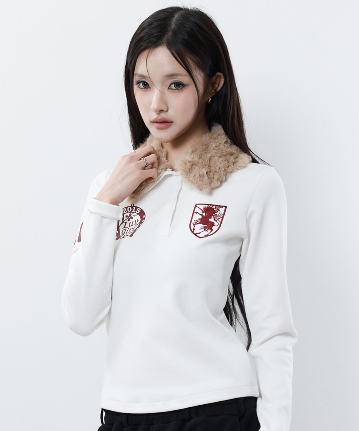 러브이즈트루(LUVISTRUE) RL FUR COLLAR SLEEVE(IVORY)