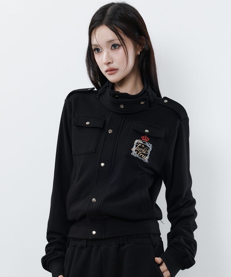 RL LAYERED ANGEL TRAINING ZIP UP(BLACK)