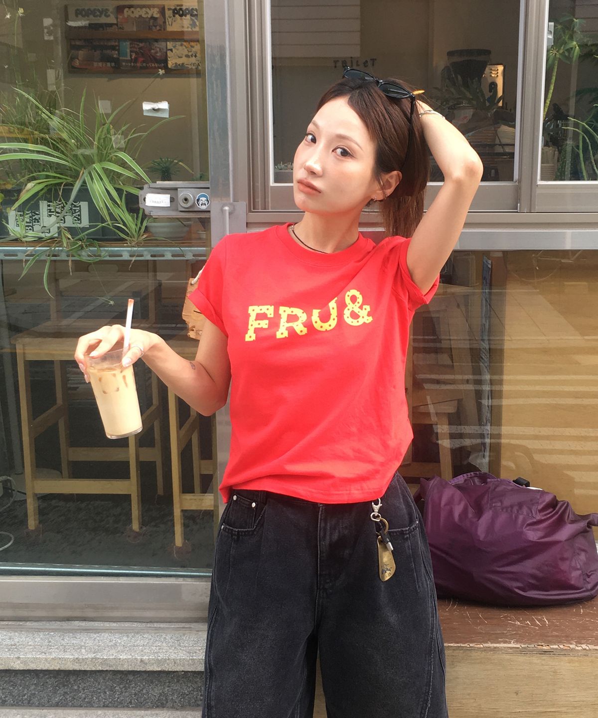프루앤(FRUAND) BASIC COLOR T-SHIRT_4COLOR