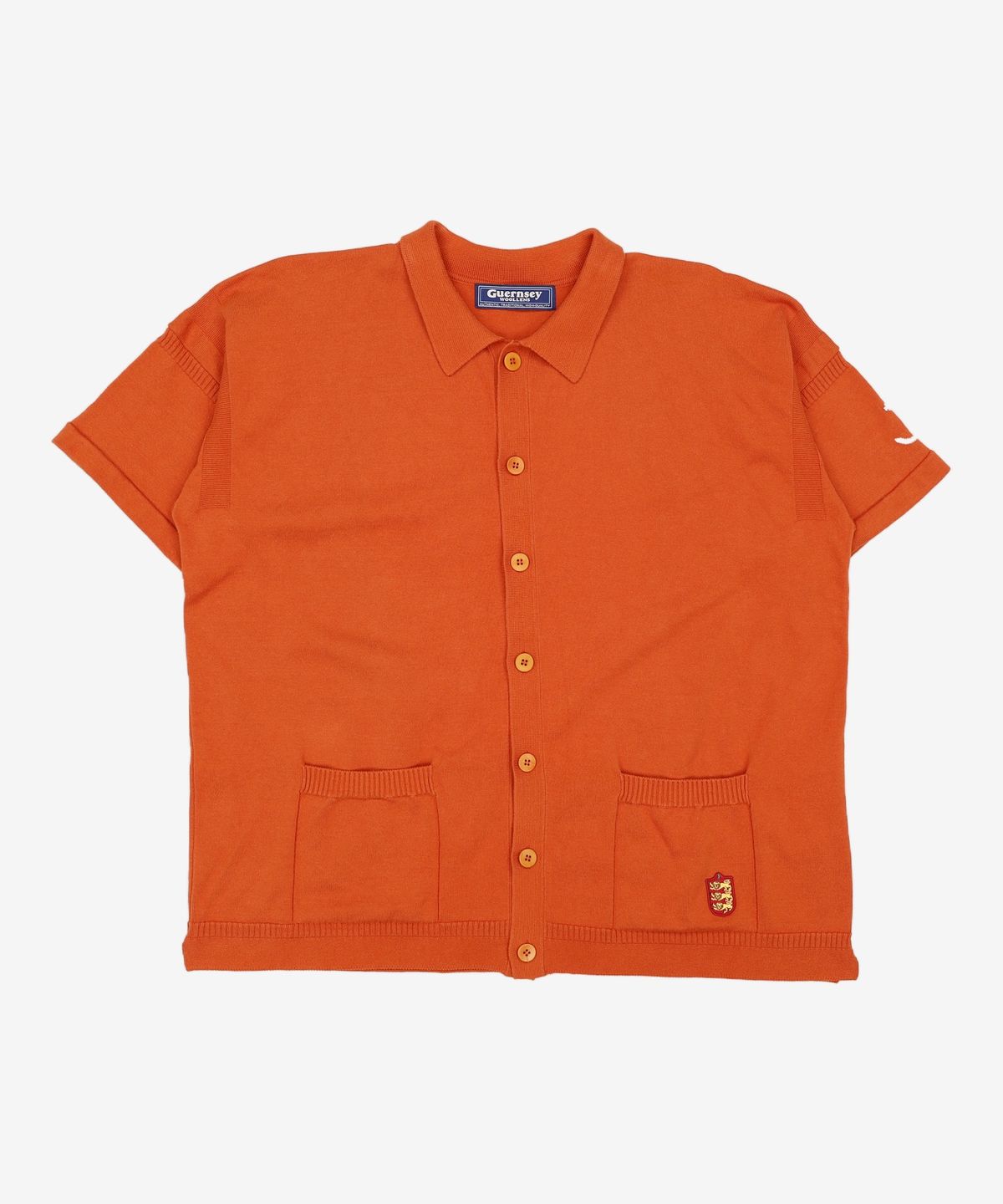 건지 울른스(Guernsey Woollens) 카디건 XXL