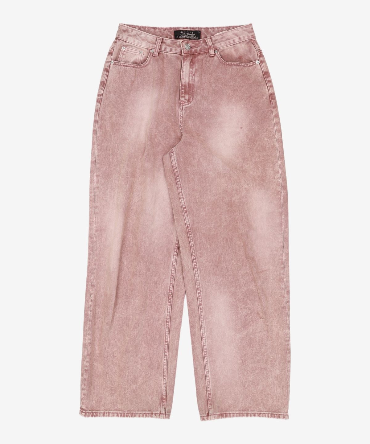 필드워커(FIELDWORKER) DYEING WIDE DENIM [PINK] 0MM