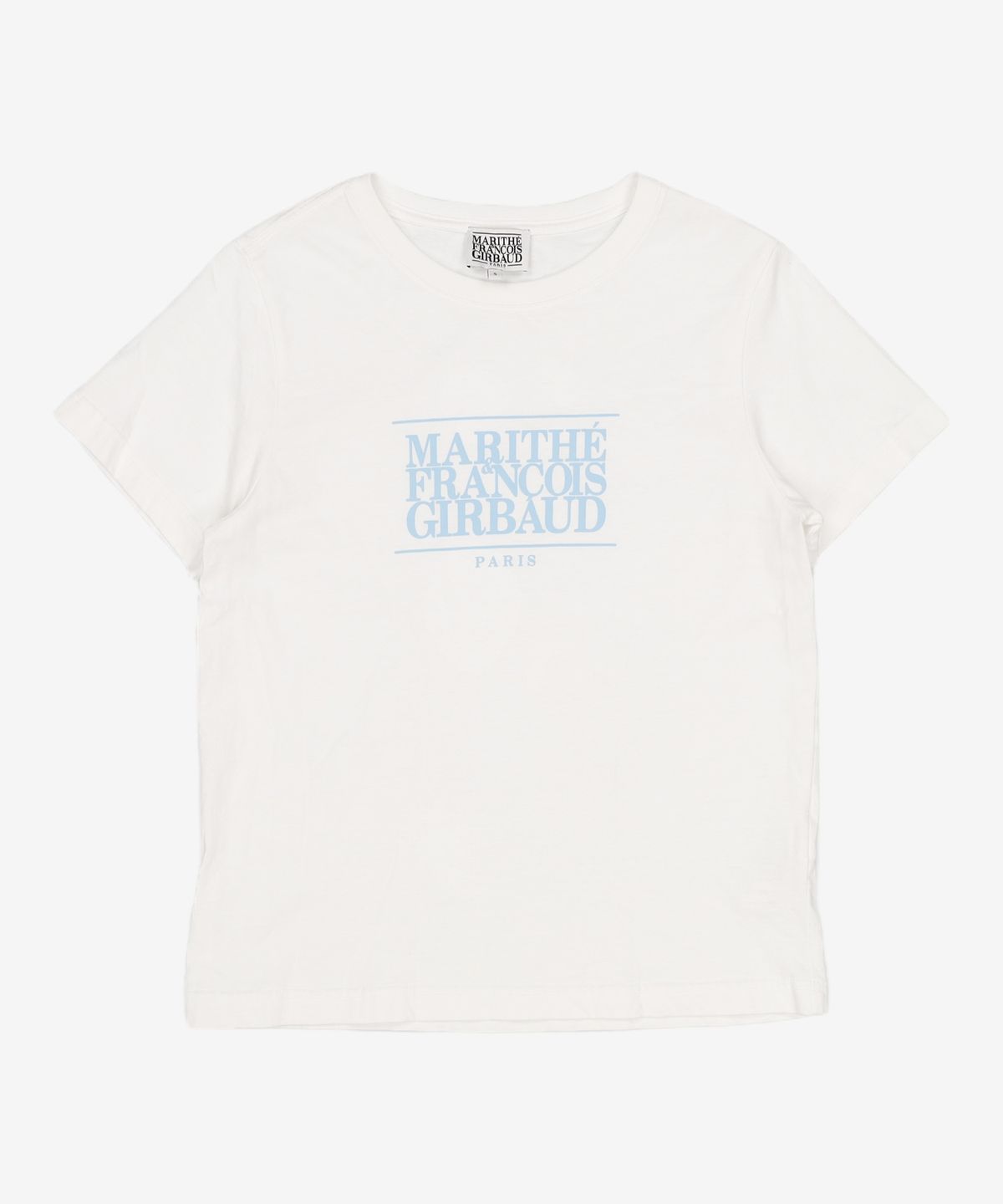 마리떼 프랑소와 저버(MARITHÉ + FRANҪOIS GIRBAUD) W CLASSIC LOGO TEE light beige S