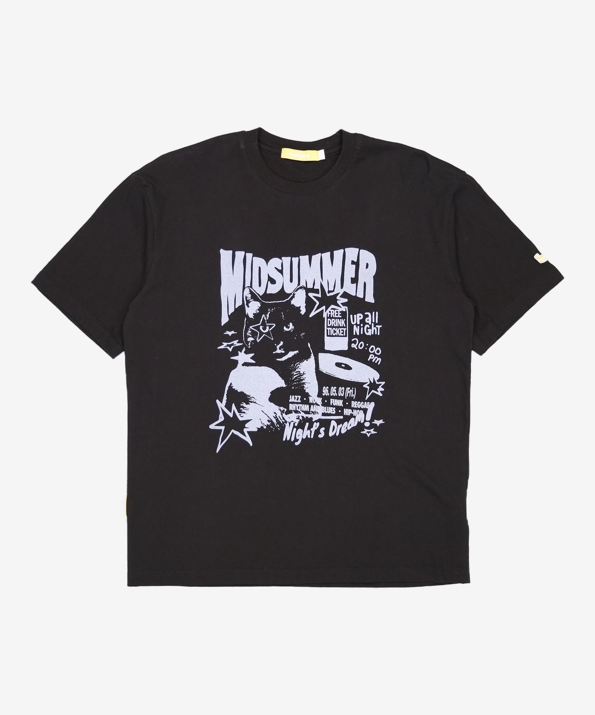 메인부스(MAINBOOTH) Midsummer T-shirt(BLACK) XL
