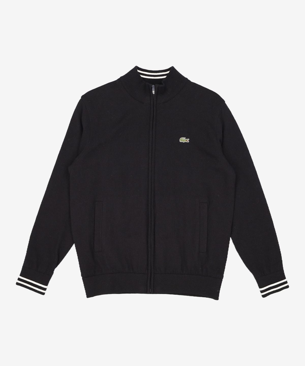 라코스테(LACOSTE) 남성 하이넥 집업 스웨터 [블랙] 3