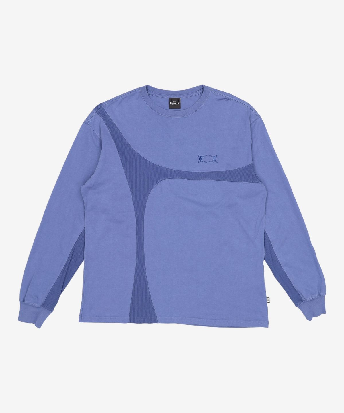 크리틱(CRITIC) WORMHOLE INCISION LONG SLEEVE T-SHIRT BLUE M