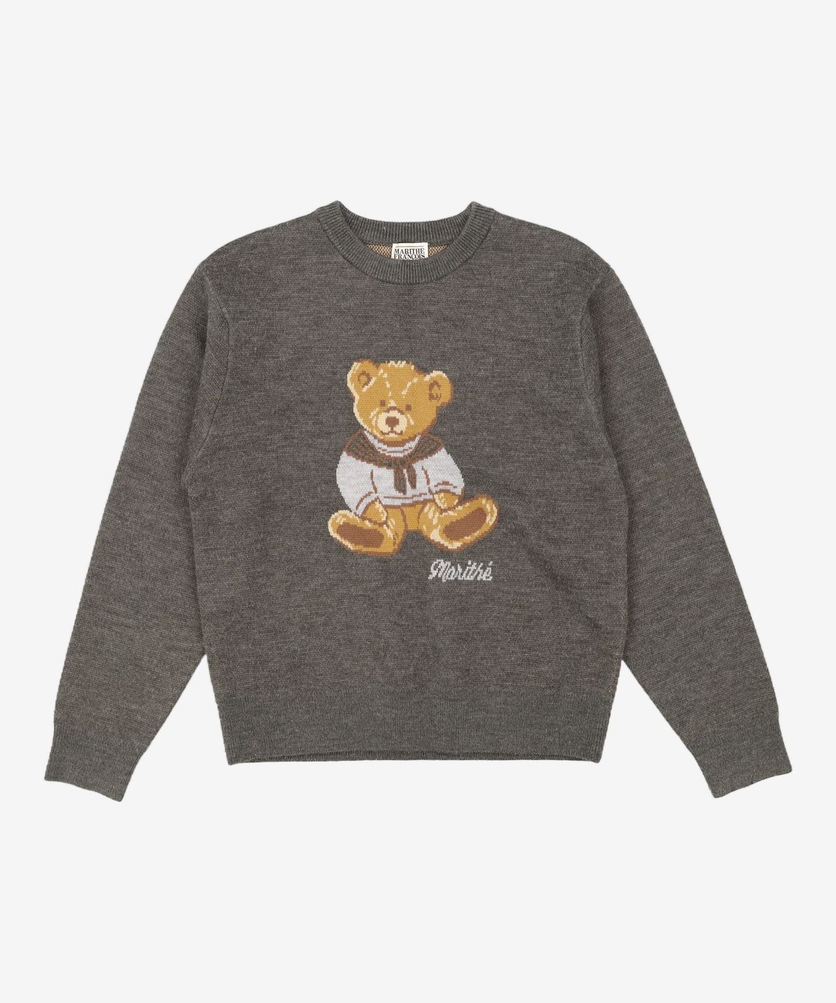 마리떼 프랑소와 저버(MARITHÉ + FRANҪOIS GIRBAUD) DOODLE BEAR SWEATER ivory M