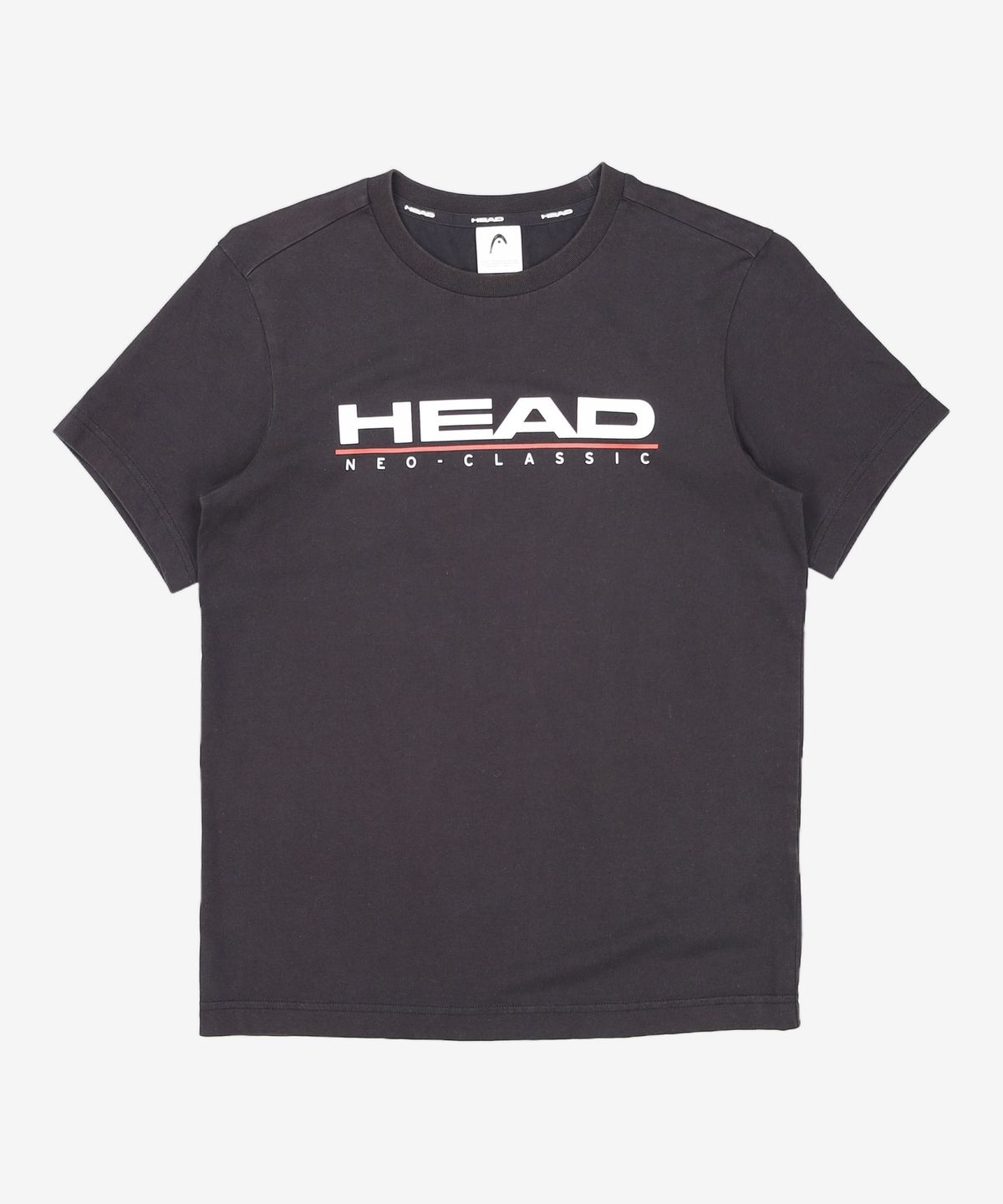 헤드(HEAD) 남녀공용 NCT 기본 헤드로고 라운드 티셔츠_JHTDM19002BKX 90