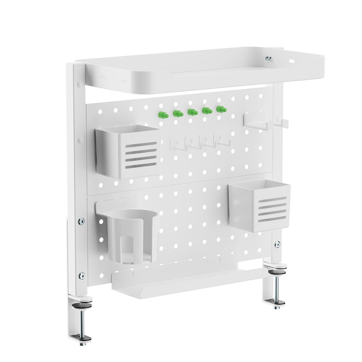 엘디엘마운트(LDLMOUNT) APL-PB470W 화이트 오거나이저 무타공 페그보드