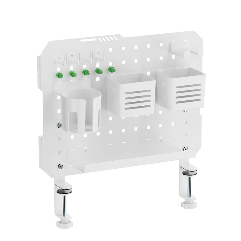 APL-PB410W 화이트 오거나이저 무타공 페그보드