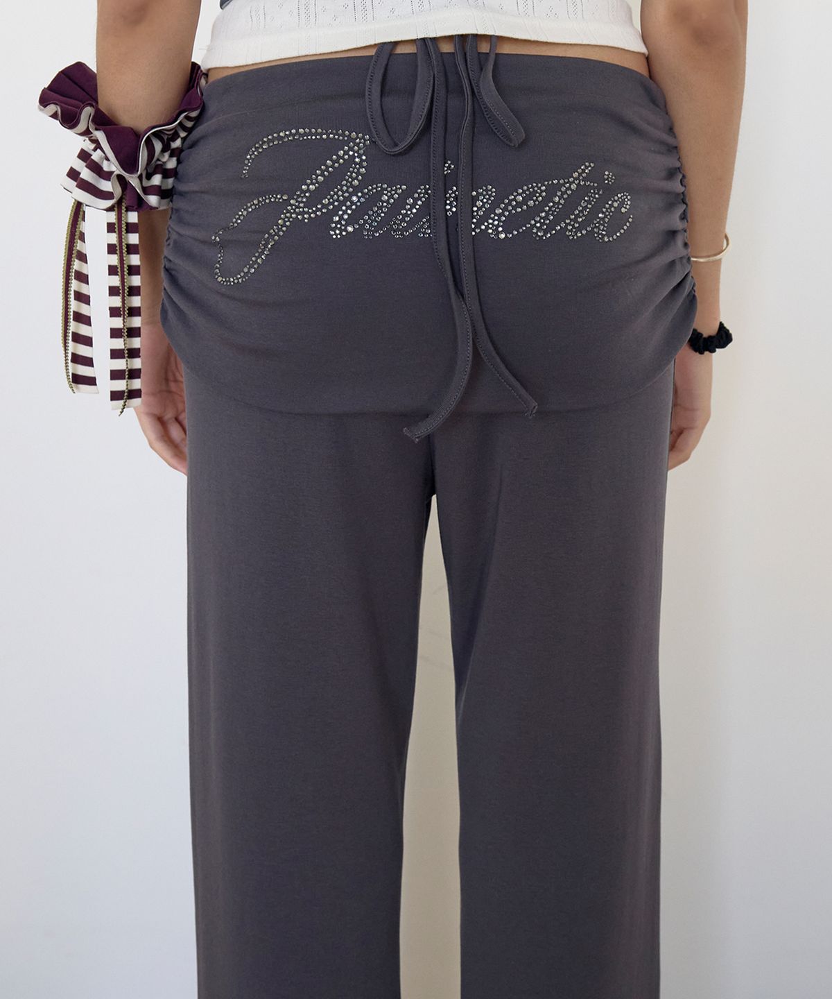 페이네틱(PAINETIC) Ruched Tie Pants