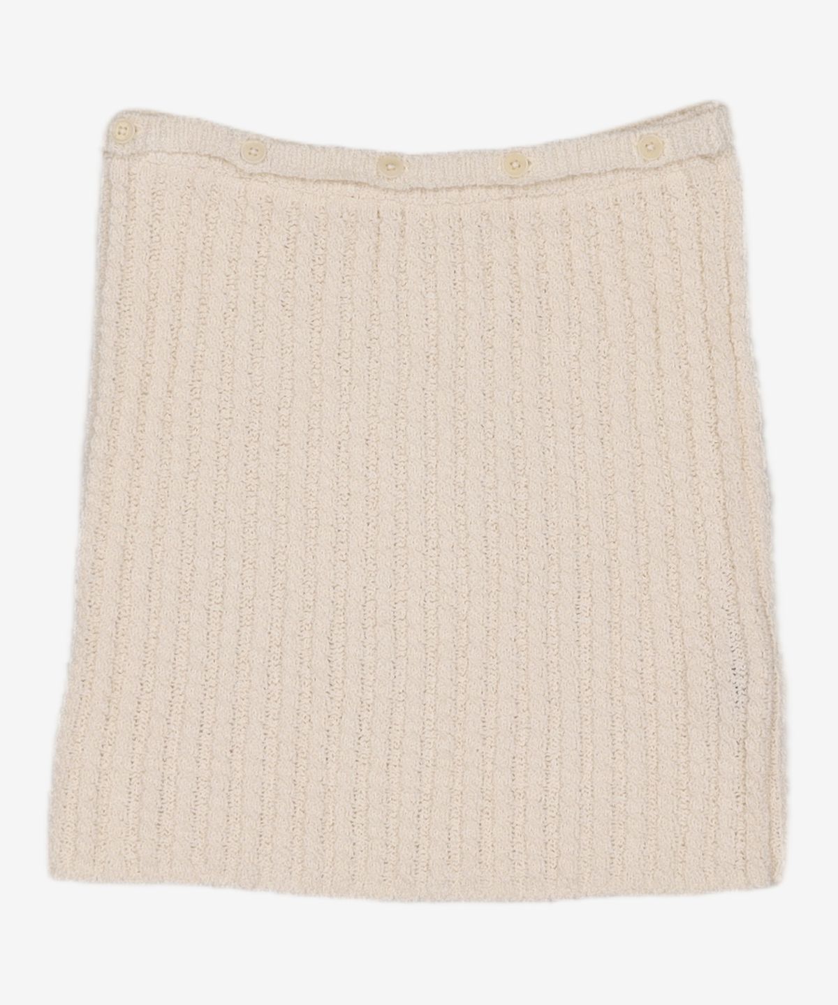 다이애그널(DIAGONAL) STRAP BUTTON TUBE TOP (ivory) FREE