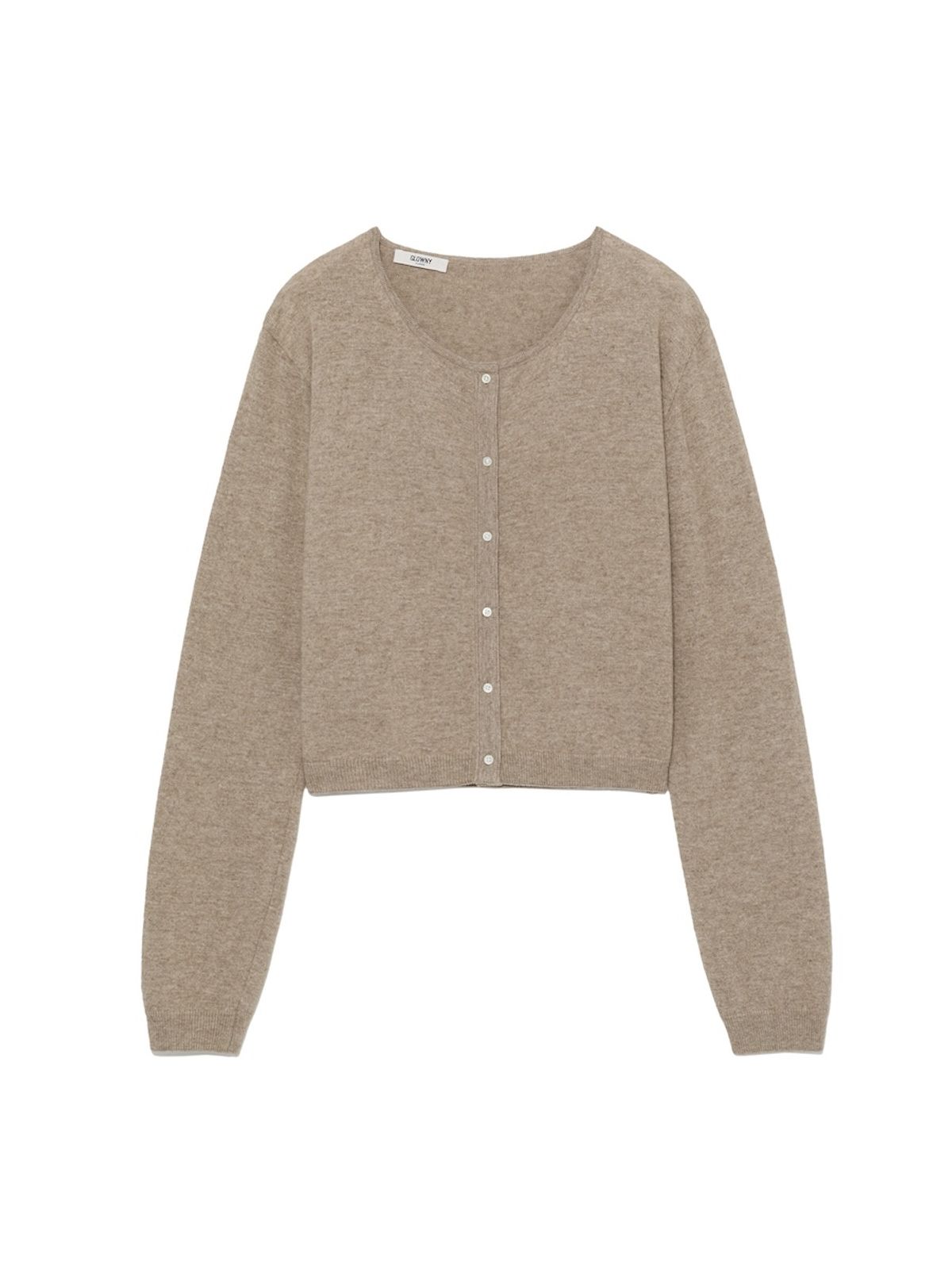 글로니(GLOWNY) G CLASSIC LOOSE FIT CARDIGAN (OATMEAL BEIGE)