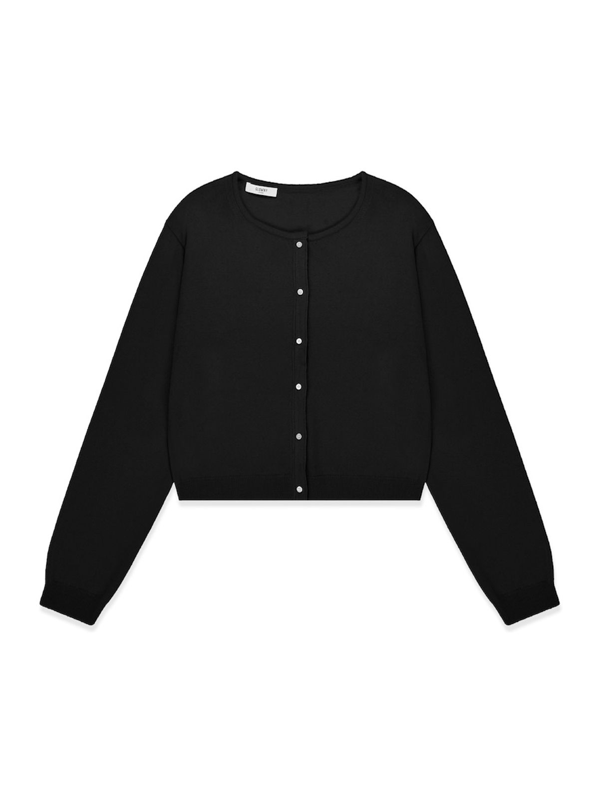 글로니(GLOWNY) G CLASSIC LOOSE FIT CARDIGAN (BLACK)