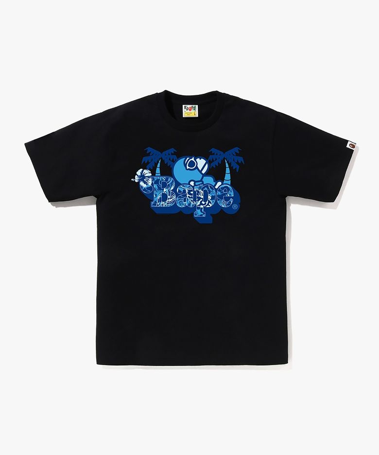 팜 리조트 카모 마일로 온 베이프 티셔츠(M) BLACK