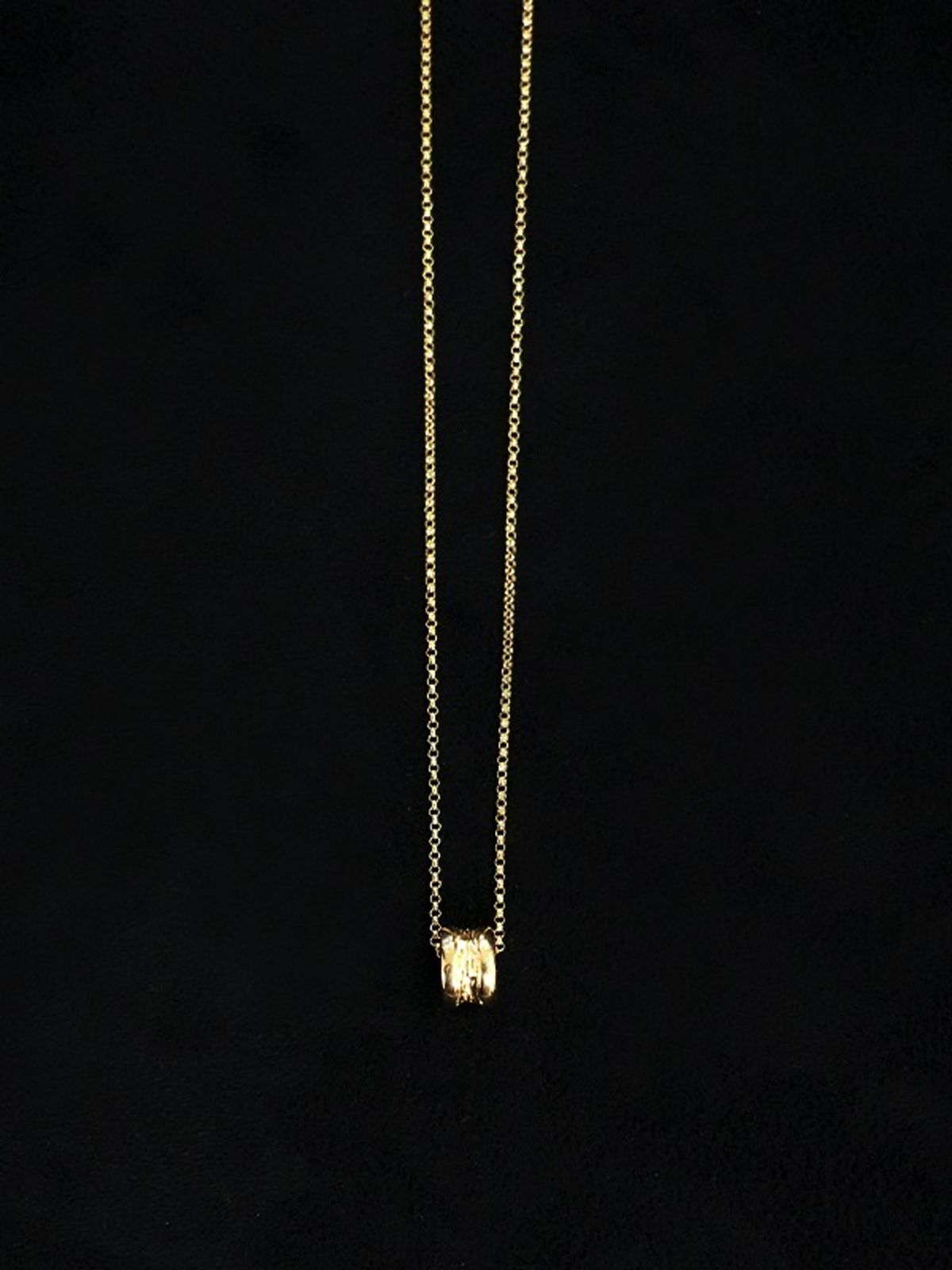 플릿(FLIT) 해류 TEXTURE RING NECKLACE (M) - GOLD