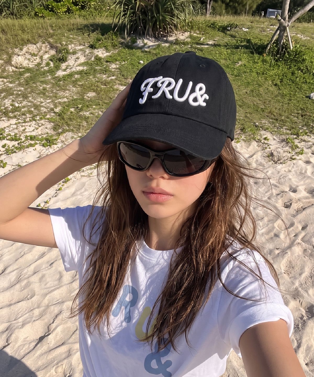 프루앤(FRUAND) VINTAGE LOGO CAP_BLACK