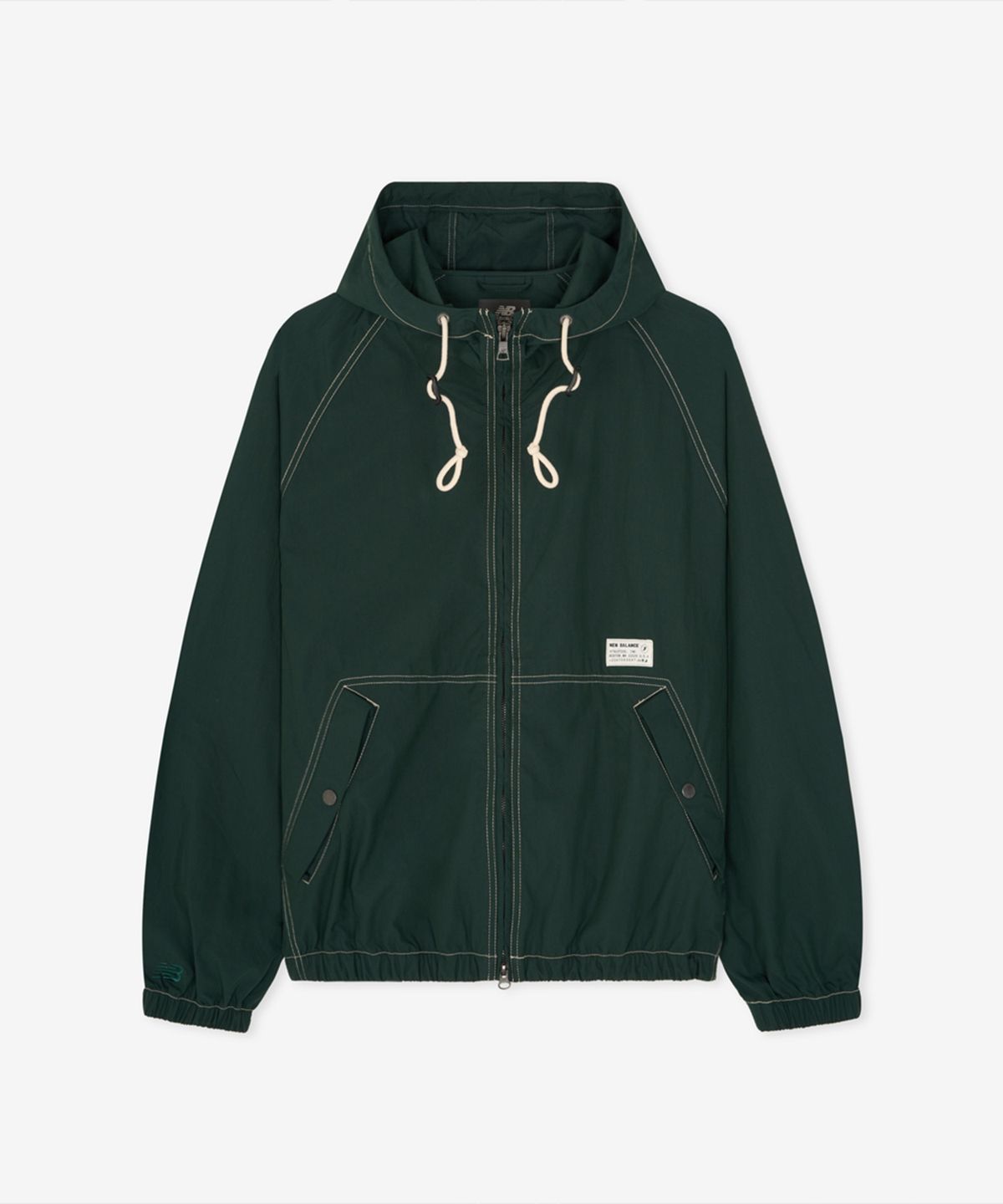 뉴발란스(NEW BALANCE) NBNAG31853 / UNI 모닝레이브 워시드 후디드 자켓 (HUNTER)