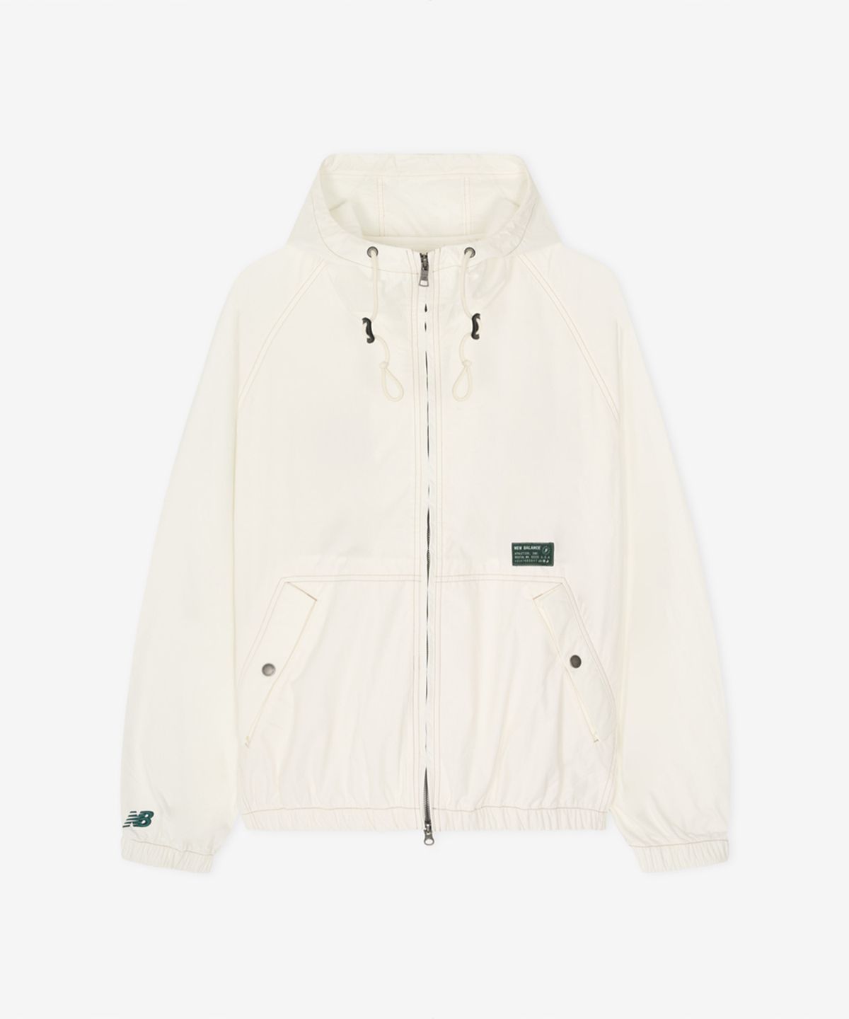 뉴발란스(NEW BALANCE) NBNAG31853 / UNI 모닝레이브 워시드 후디드 자켓 (IVORY)
