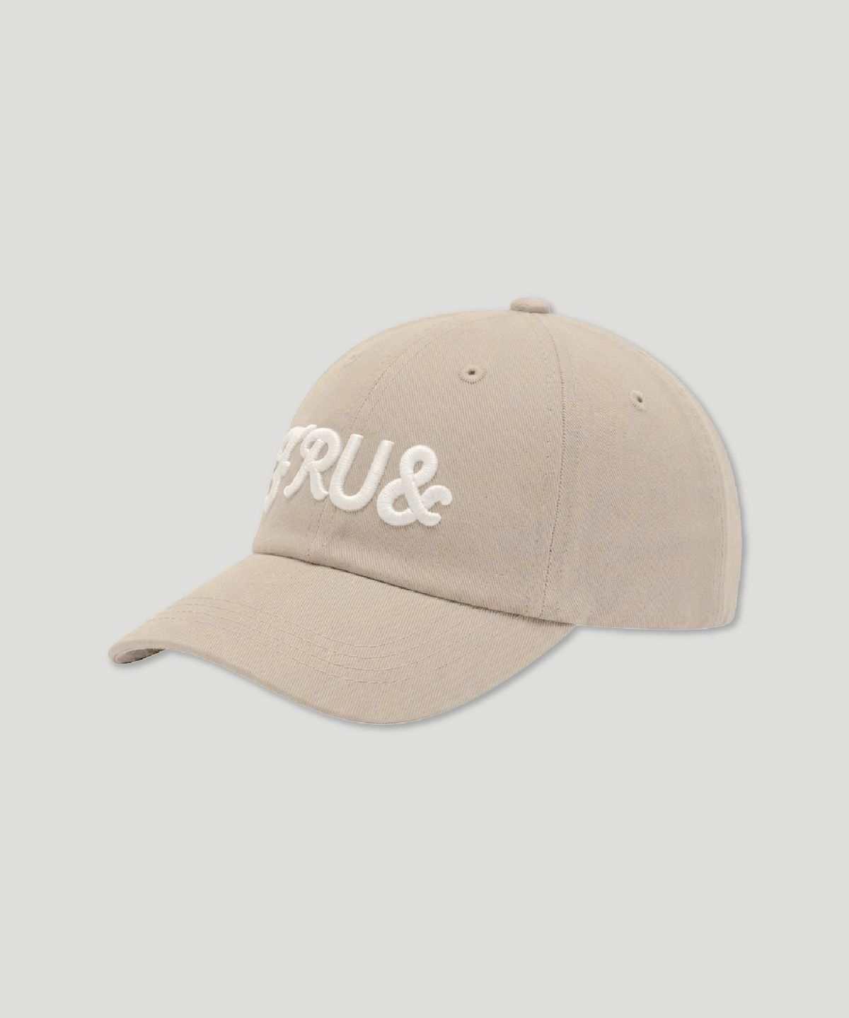 프루앤(FRUAND) VINTAGE LOGO CAP_BEIGE