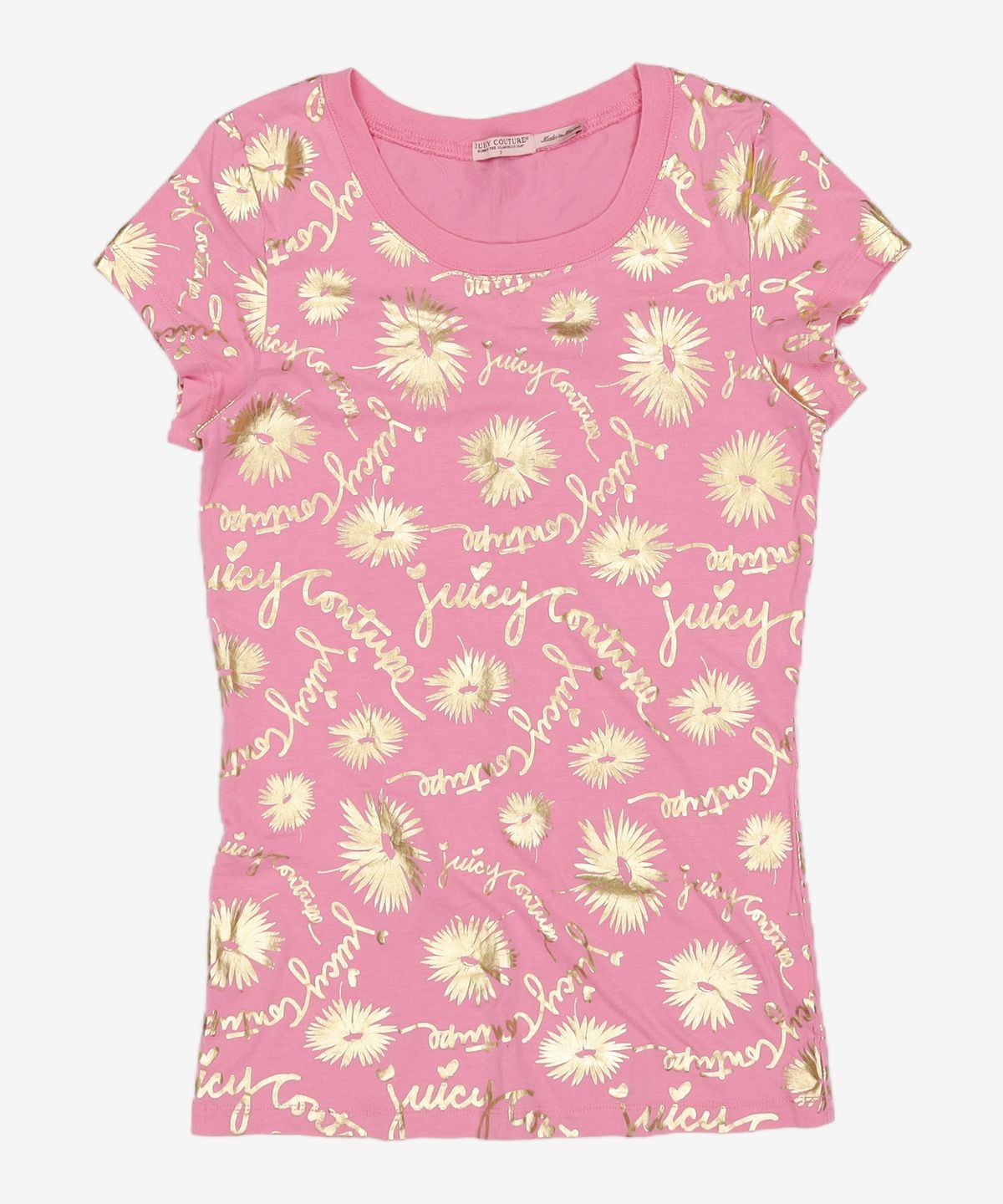 쥬시 꾸뛰르(JUICY COUTURE) 반소매 티셔츠 XS