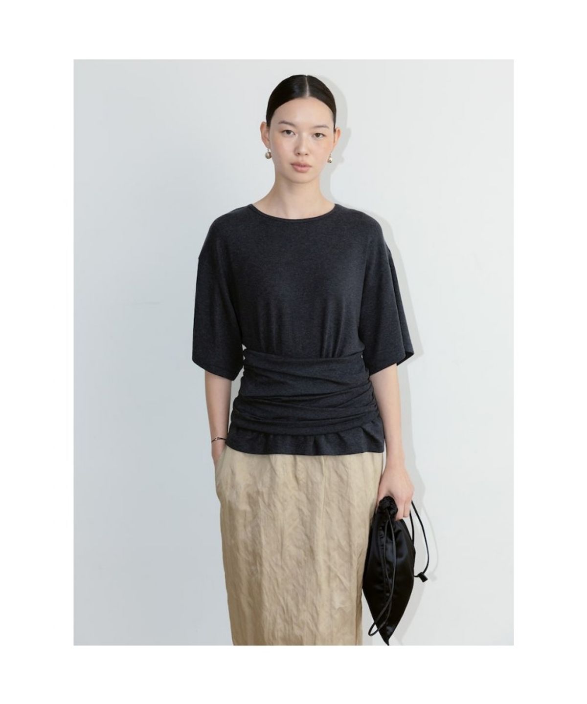디애퍼처(THE APERTURE) Josh Layered Top  Ash (TA6742A134)