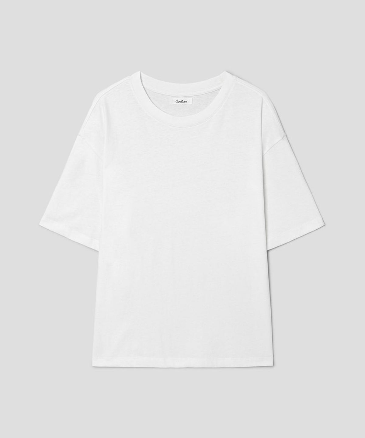 디애퍼처(THE APERTURE) [Unisex] Cotton Crop TShirt  White (TA6742U041)