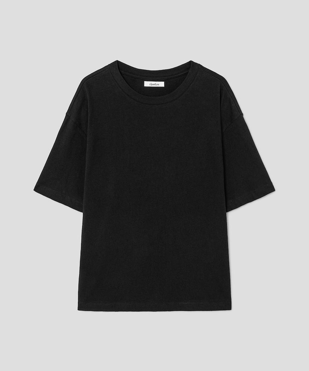 디애퍼처(THE APERTURE) [Unisex] Cotton Crop TShirt  Black (TA6742U045)