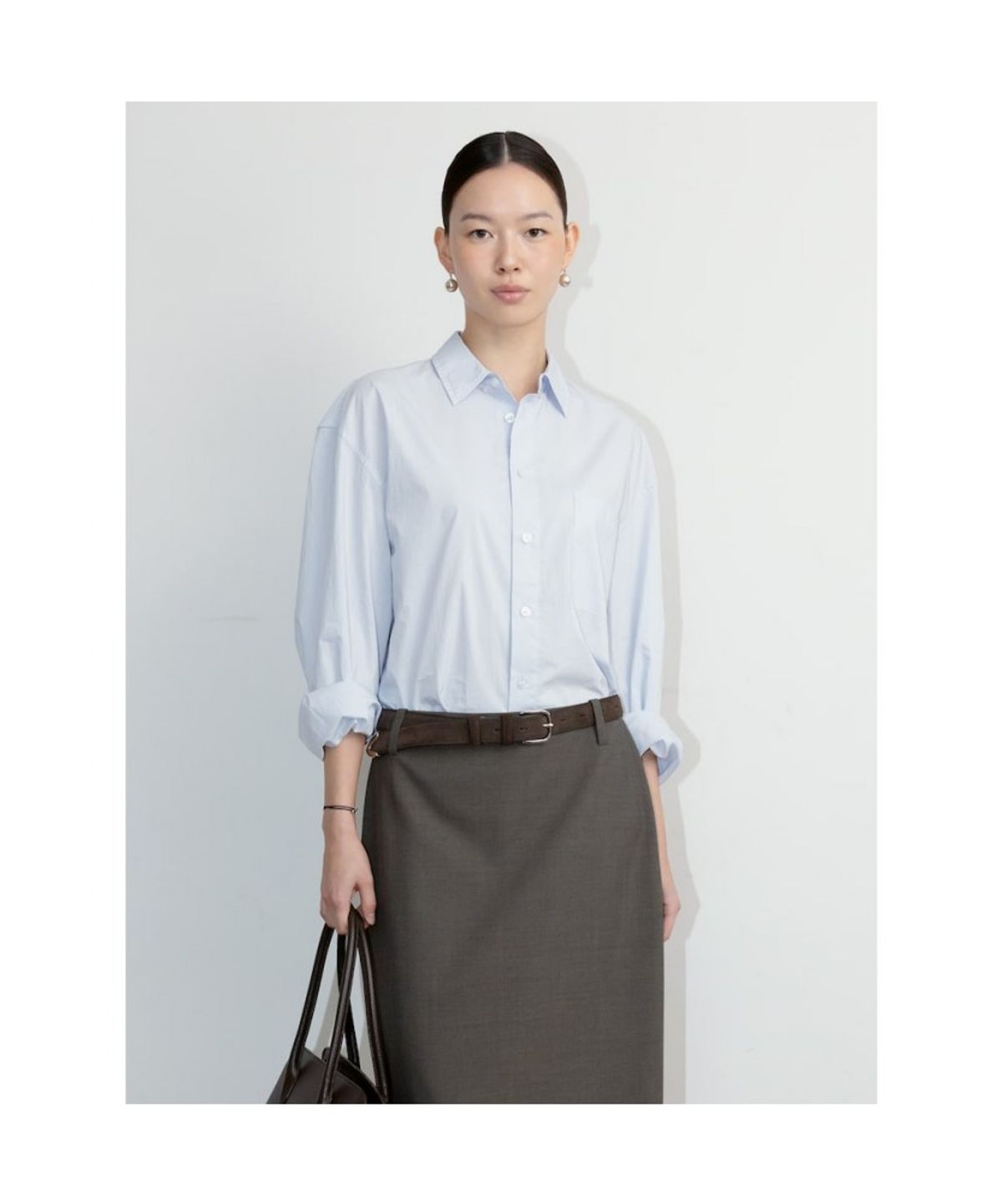 디애퍼처(THE APERTURE) Aperture Classic Shirt  Sky Blue (TA6764A02Q)